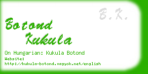 botond kukula business card